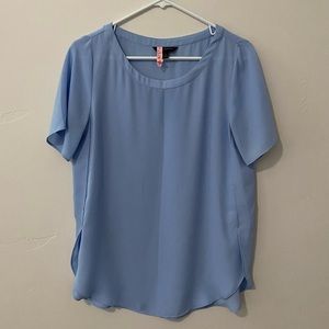 Banana Republic Blue Short Sleeve Blouse